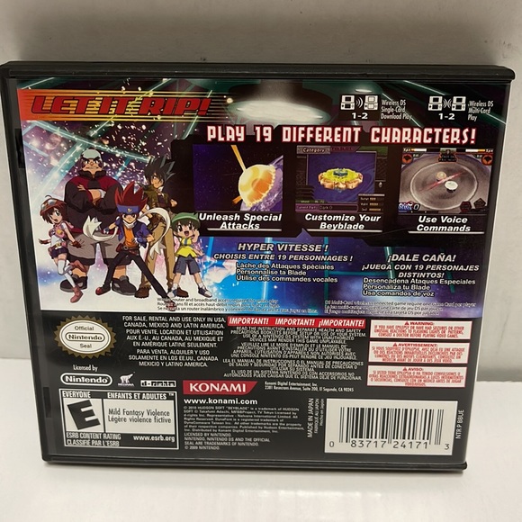 Beyblade Metal Fusion Game for the Nintendo DS - Picture 2 of 6